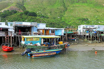 Image showing Tai O, Traditional Fishing Village in Hong Kong