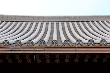 Image showing chinese temple roof