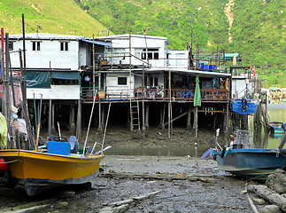 Image showing Tai O, Traditional Fishing Village in Hong Kong