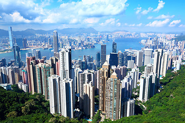 Image showing Hong Kong in sunny day