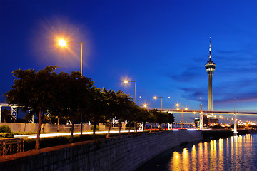 Image showing Macau at night