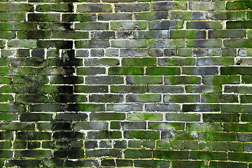 Image showing chinese bricks wall