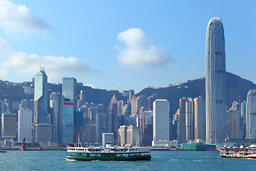 Image showing Hong Kong harbour