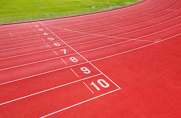 Image showing Running track