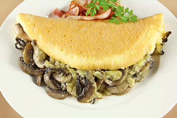 Image showing Mushroom Omelette