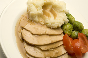 Image showing turkey dinner