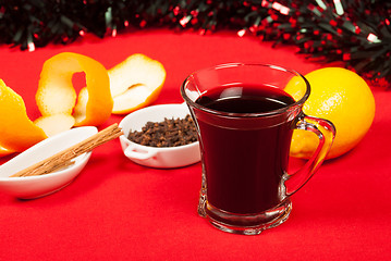 Image showing Christmas wine