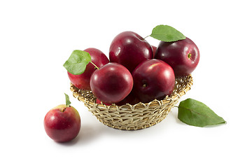 Image showing apples in a basket