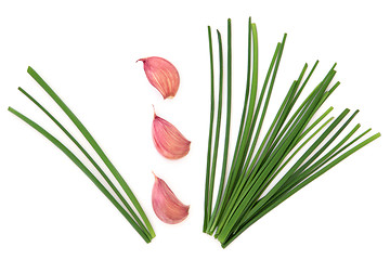 Image showing Garlic and Chives