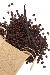 Image showing Vanilla and Coffee Beans