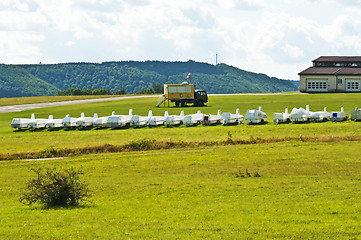 Image showing airport of sailplanes