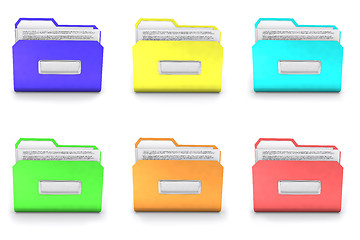 Image showing Folders collection