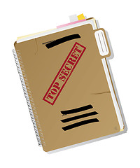 Image showing Top secret folder