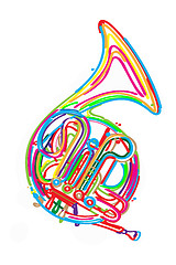 Image showing French horn