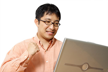 Image showing Happy businessman