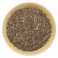 Image showing chia seeds in a bowl