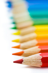 Image showing coloured pencils