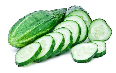 Image showing Cucumbers