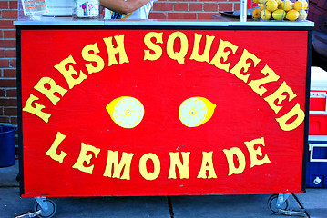 Image showing Lemonade stand.