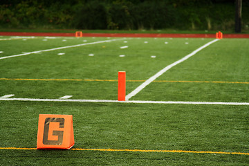 Image showing Goal line