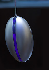 Image showing Blue Optical mouse