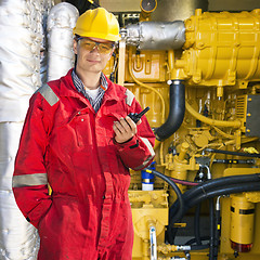 Image showing Engine room engineer