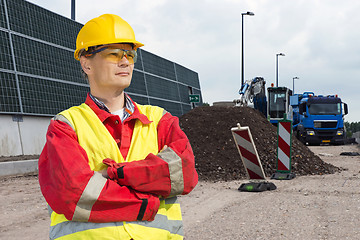 Image showing Road Construction Worker