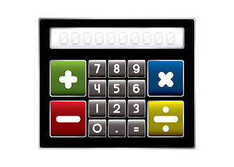 Image showing Modern calculator