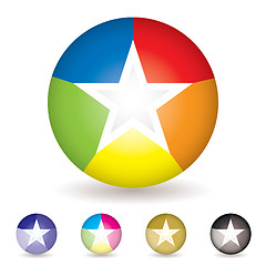 Image showing Rainbow ball icon