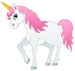 Image showing Fairy tale unicorn theme image 1