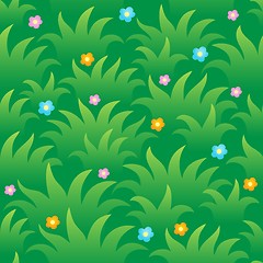 Image showing Grassy seamless background 1