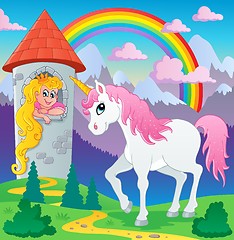 Image showing Fairy tale unicorn theme image 3