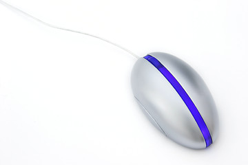 Image showing Blue Optical mouse