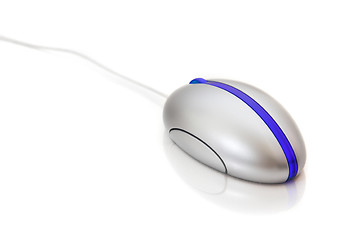 Image showing Blue Optical mouse