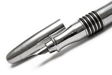 Image showing Silver Writing Pen (Close View)
