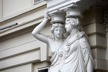 Image showing Karyatide - Palais Pallavicini, Wien