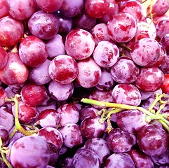 Image showing Pile of fresh grapes