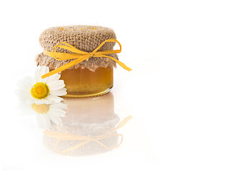 Image showing Jar of honey