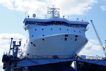 Image showing Vessel in dock