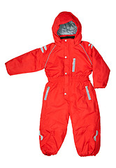 Image showing Red Winter rompers