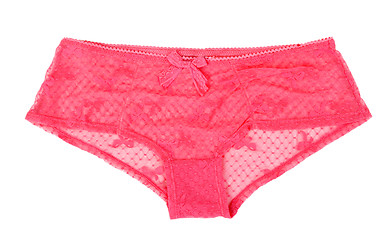 Image showing Pink ladies lace panties