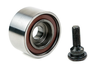 Image showing Motor bearing with bolt