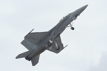 Image showing FA 18 superhornet - soft from motion