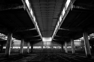 Image showing Industrial building interior