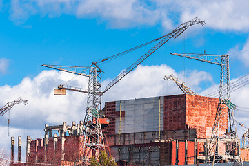 Image showing Big construction site