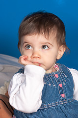 Image showing Photo of a young toddler