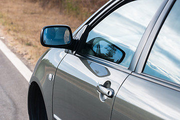 Image showing Angle shot of a car