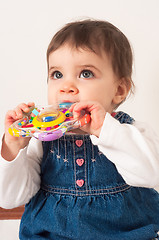 Image showing Photo of a young toddler