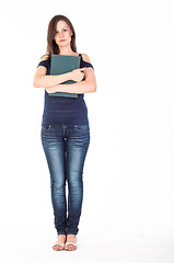 Image showing Young student woman ready for school