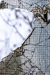 Image showing broken glass background